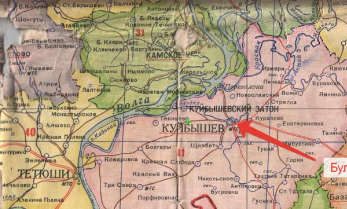 Старинные карты татарстана